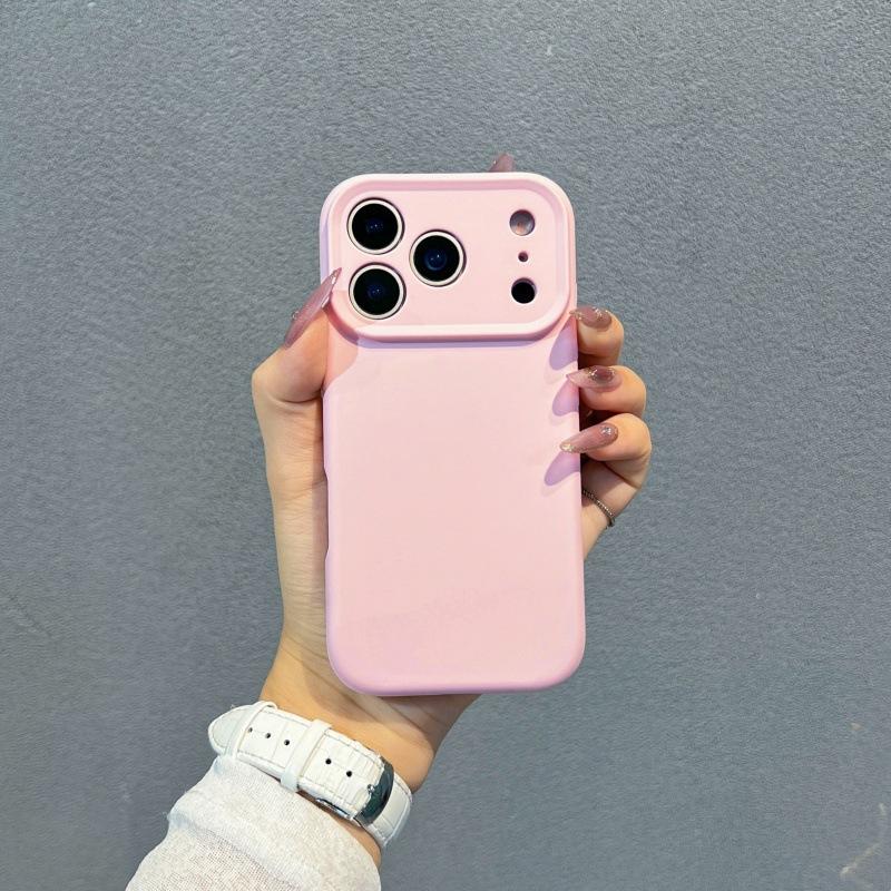 Liquid Silicone Is Suitable for iPhone17 Pro Mobile Phone Case, Simple Skin Feel, Apple 16 Pro All-inclusive Anti-drop Protective Case.