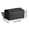 1 Household Pu Leather Tissue Box, Desktop Decoration, Suitable For Dining Room, Living Room, Kitchen, Tissue Storage Box