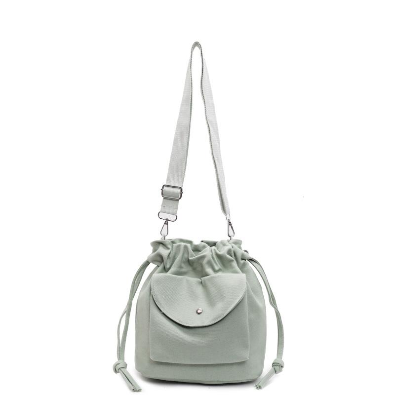 

Сумка через плечо женская многокарманная маленькая сумка студенческая дорожная сумка через плечо зелёный