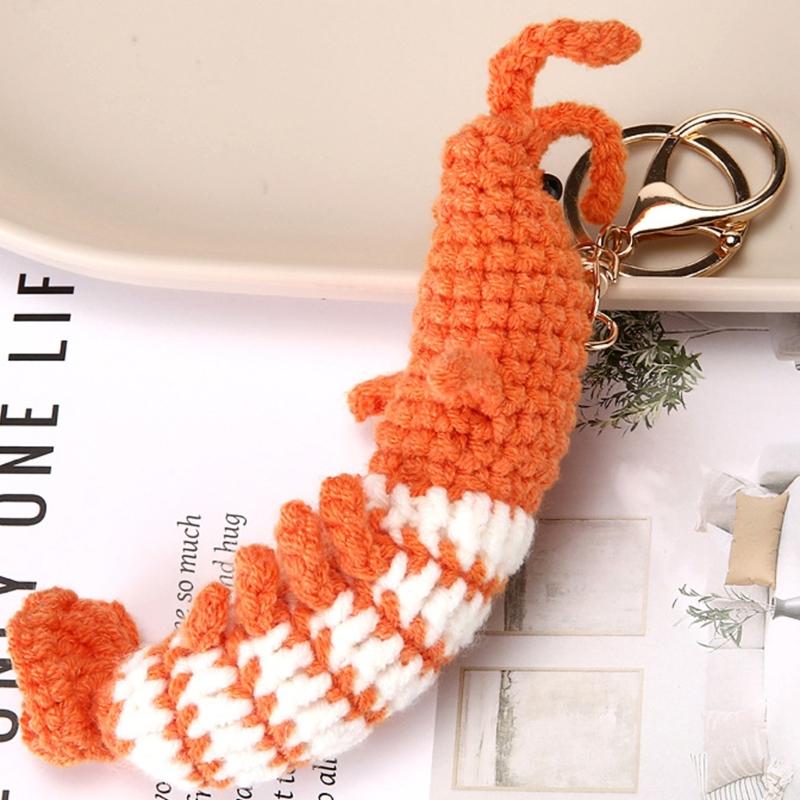 Unique Crochet Sea Animal Keyring Assortment Type Purse Hanging Decoration Handmade Ideal For Decoration Gifting