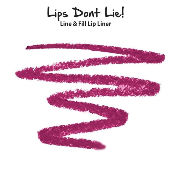 Nykaa Lips Don't Lie Crayon à Lèvres Ligne et Remplissage, Fini Crème - Rose Bonbon 06