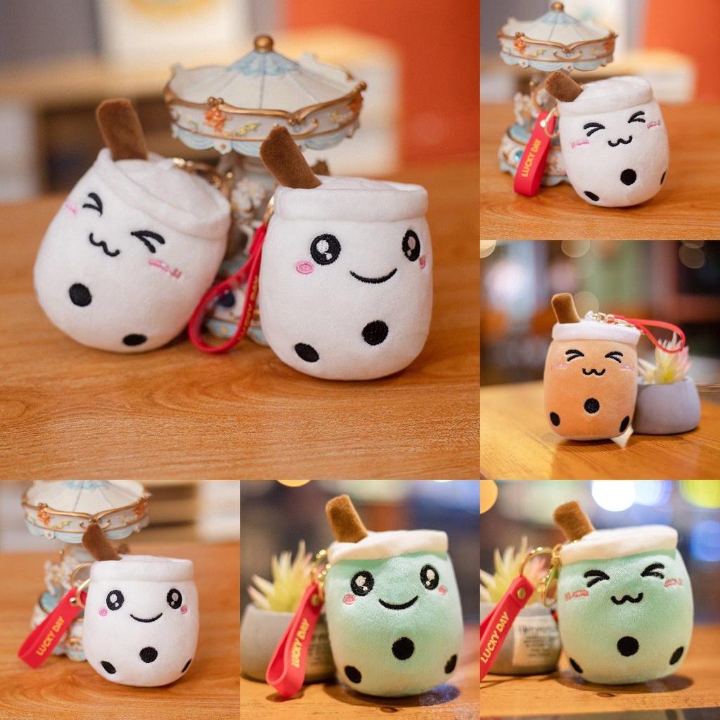 Original Bubble Tea Boba Cups Plush Key Chain Plush Toy For Christmas Gifts