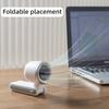 Portable Handheld Turbo Fan Digital Display 5 Speeds Strong Airflow Low Noise USB Rechargeable Foldable Cooling Fan