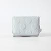 Women Cute Heart Embossed Slim Leather Wallet Small Trifold Wallet Cash Pocket Card Holder with ID Window
