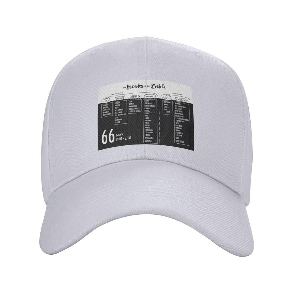Fashion The Books of the Bible Curved Brim Baseball Cap Hats For Unisex