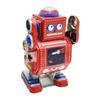 Nostalgic Windup Robot Model Toy Fun Walking Robot Figurine Children Birthday Gift Iron Tin Toy Theme Event Decoration