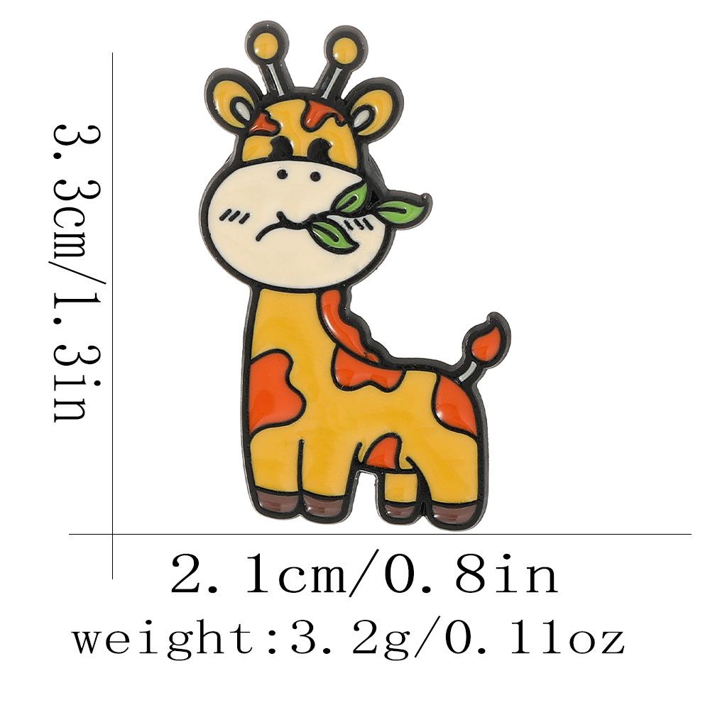 

Эмалевые значки серии «Животный мир», мультяшные значки-броши с дикими животными, значок на рюкзак, аксессуары для одежды, лацканные значки, подарки для друзей