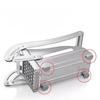 Professional Potato French Fry Cutter Machine with 2 Blades Stainless Steel Manual Vegetable Potato Slicer Kitchen Gadgets