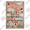 Putuo Decor BBQ Metal Sign Tin Plaque Vintage Metal Signs Iron Painting for Barbecue Bar Pub Kitchen Party Zone Wall Decor