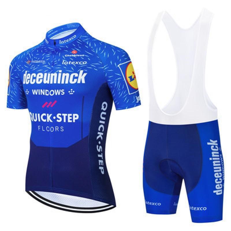 Mens Cycling Jersey Set Short Sleeve Breathable Road Bike Apparel Outdoor Sport Wear
