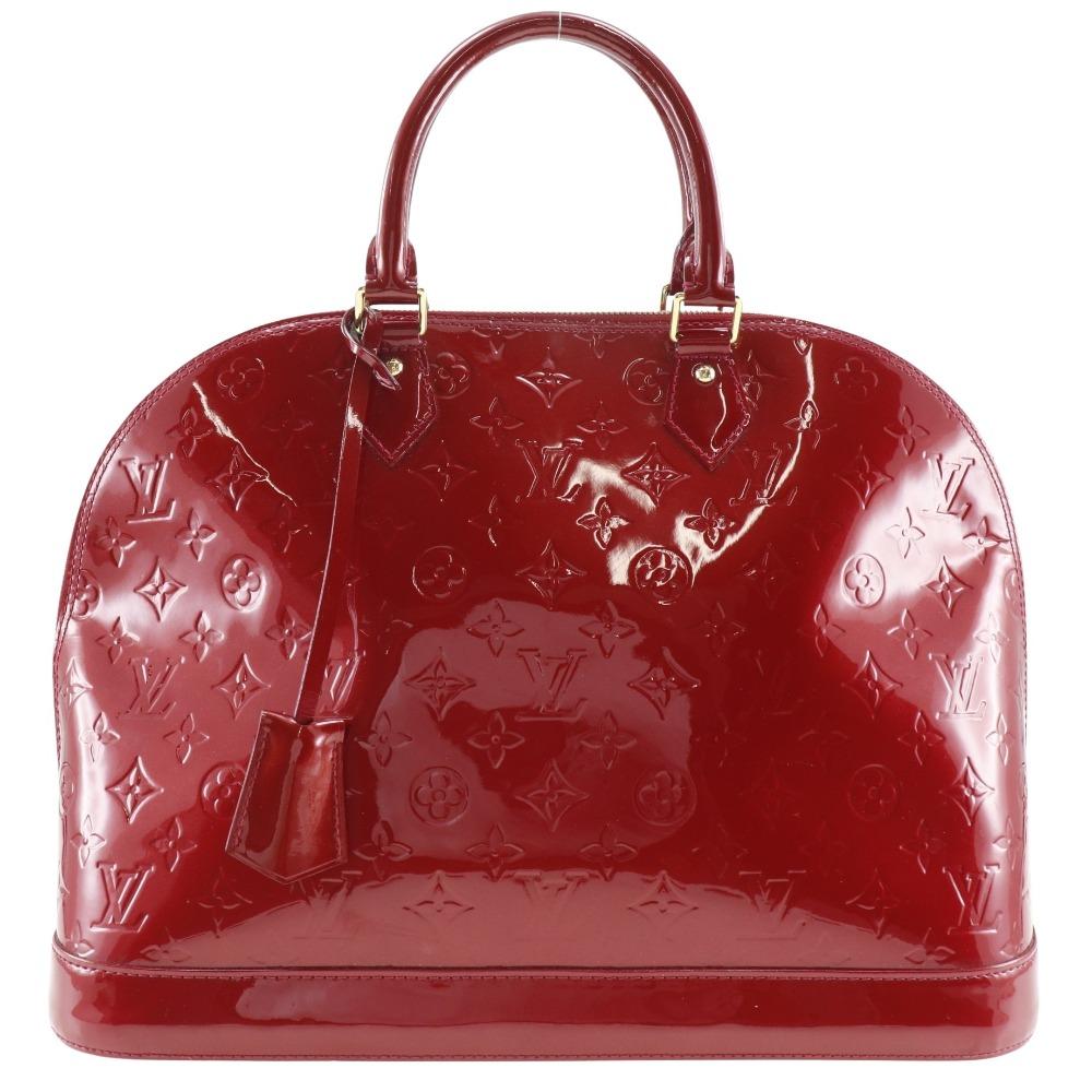 Louis Vuitton Torebka Alma GM M93596 Pomdamul Red Monogram Vernis Kobiety Używana