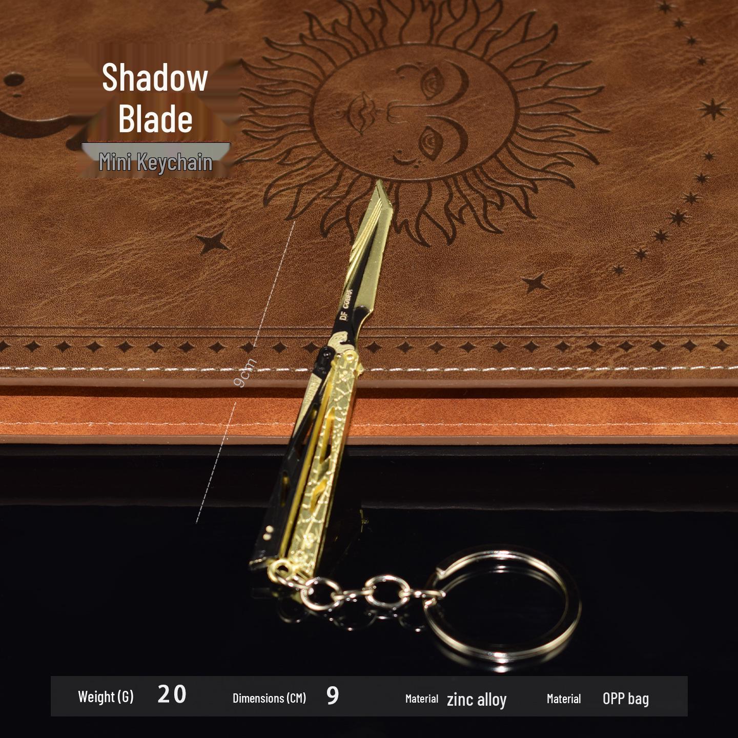 Мини-брелок-подвеска Металлическое Теневое Лезвие Игрушка