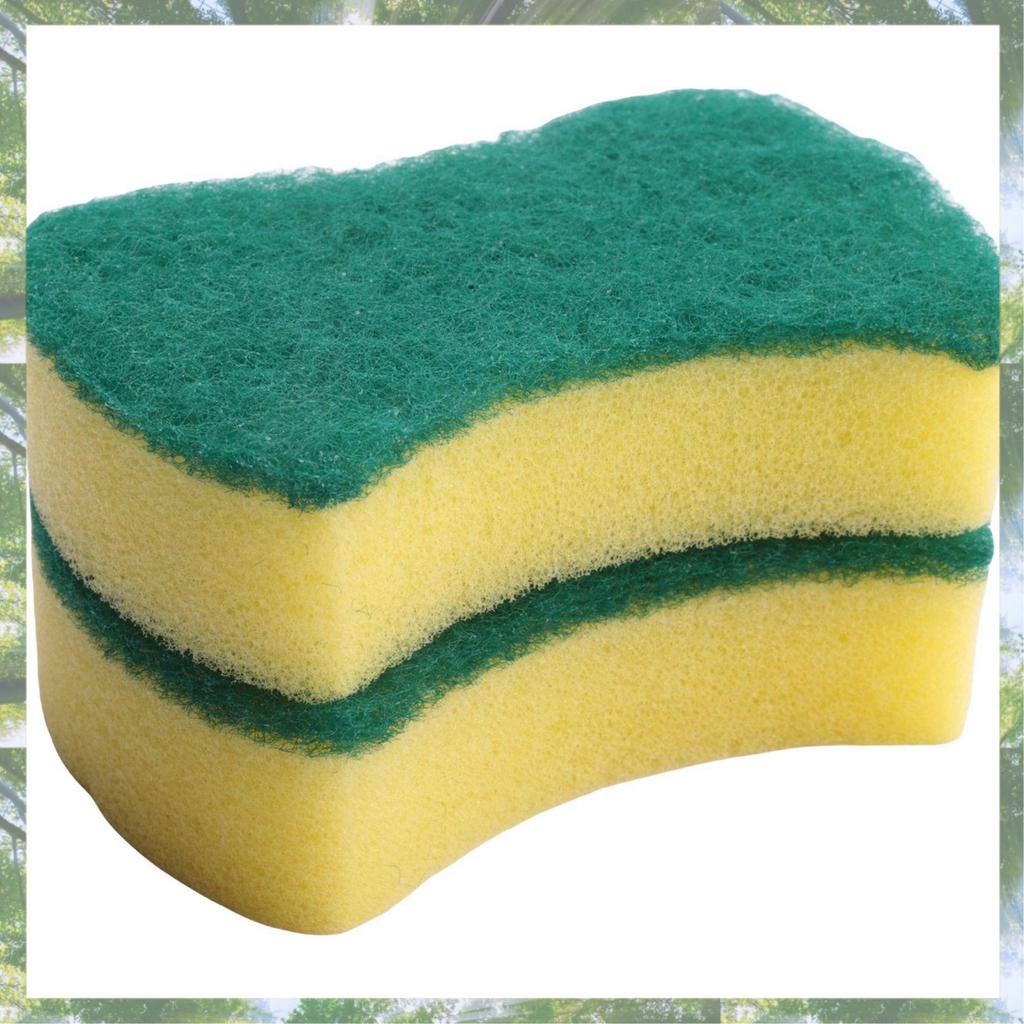 Premium-40 PCS Cleaning Scrub Sponge For Kitchen Tableware Bathroom Car Wash Scrub Sponge Pad