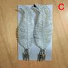 6Pcs Fashion Feathers Simulation Leaf Christmas Tree Ornament Gold Silver Power Glitter Home Decor Plant Wedding Party