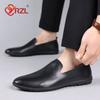 Leather Men Shoes Casual Black Formal Mens Loafers Moccasins Italian Comfortable Big Size 46 Slip On Male Loafers Shoes
