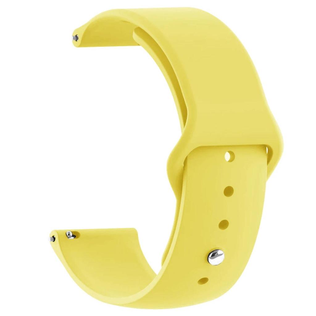 Universal Silicone Sport Watch Strap for 18/20/22mm Samsung Galaxy & Huawei