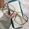 Transparent Optical Glasses for Men Women Large Square Frame Clear Lens Computer Eyewear Simple Optical Spectacle Eyeglasses