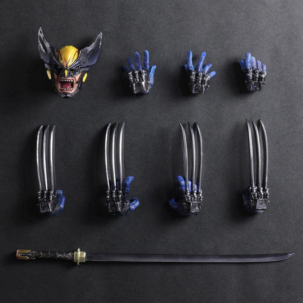 Play Kai Arts Wolverine Variant Square Enix Action Figure Statue Kids Gift Toys