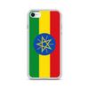 Coque Téléphone – Drapeau De l'Éthiopie – Compatible iPhone 8 – Étui Souple – Résistant Et Antichoc - Silicone - Pixelforma