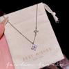 Female Light Luxury Niche Collarbone Four Leaf Flower Necklace