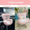 Mini Cute Doll Car Safety Seat Car Air Outlet Decoration Plush Doll Labubu Safety Seat Car Seat Ornaments Interior Gifts
