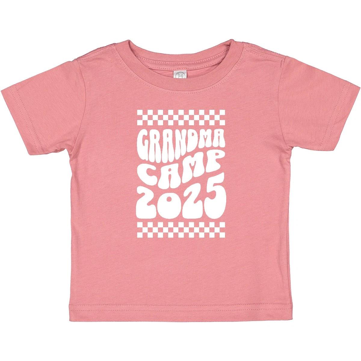 Inktastic Grandma Camp 2025 Baby T-Shirt Cousin Family Reunion Grandkids Childs 150