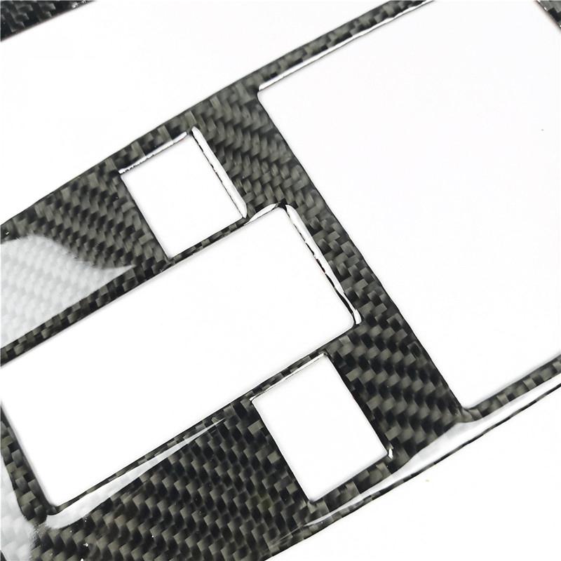 Car Accessories Roof Front Reading Lamp Light Frame Trim For Mercedes Benz C Class W204 2007-14 Carbon Fiber Decoration Stickers