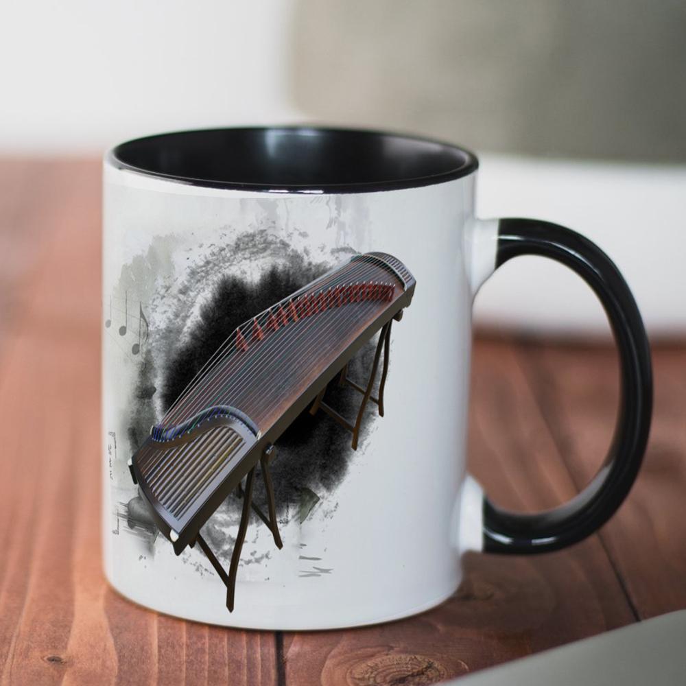Guitar Bass Piano Violin Ceramic Mug Music Club Student Birthday Gift Drinking Cup Birthday Gift Funny Mugs