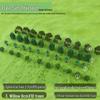 Mini DIY Model Train Landscape Tree Set - Simulated Plastic Trees for Sand Table Crafting