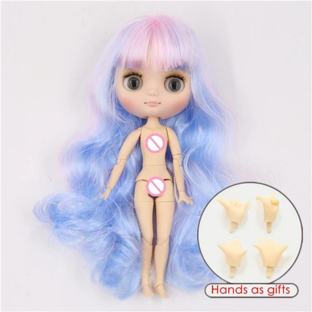 

DBS blyth Middie Doll шарнирное тело матовое лицо 1/8 bjd 20см игрушка аниме девочки подарок nude doll(20cm)