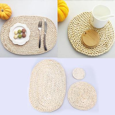 Round Insulation Bowl Tableware Placemats Place Mats Table Coasters Home Dining