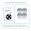 NKH68 NEW Car Tyre Rim Stem Cap Covers for VW Volkswagen Passat Golf Polo Jetta Car Wheel Tire Valve Caps Interior Mouldings BDJ1
