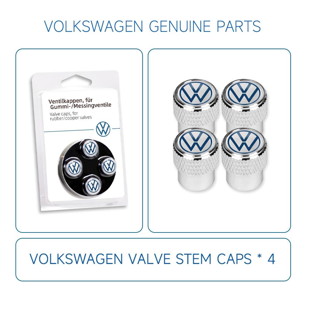 NKH68 NEW Car Tyre Rim Stem Cap Covers for VW Volkswagen Passat Golf Polo Jetta Car Wheel Tire Valve Caps Interior Mouldings BDJ1