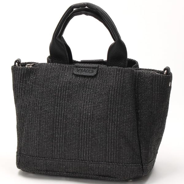Tote Bag Natural Summer Tote S Size Black [Isaac] (10)