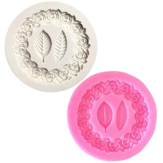 Cookie Mold Multi-purpose Food Grade Safe Delicate Silicone Cake Cookie Baking Mold Baking Tool