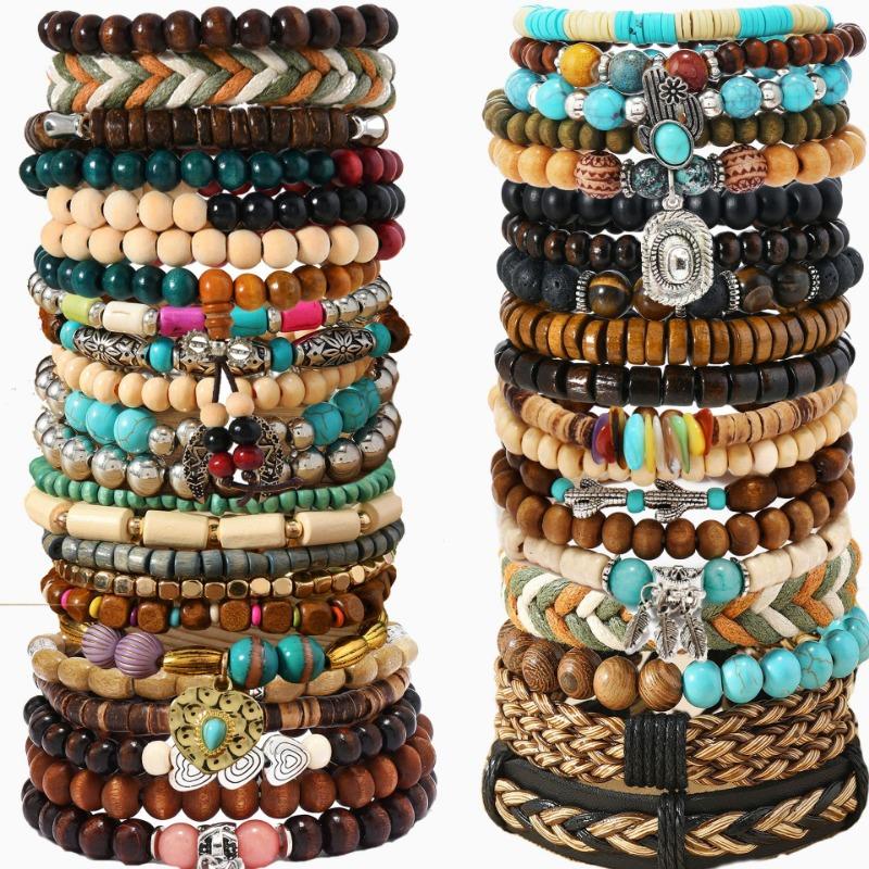 Beaded Elastic Line Men's and Women's Bracelet Bracelet Bracelet