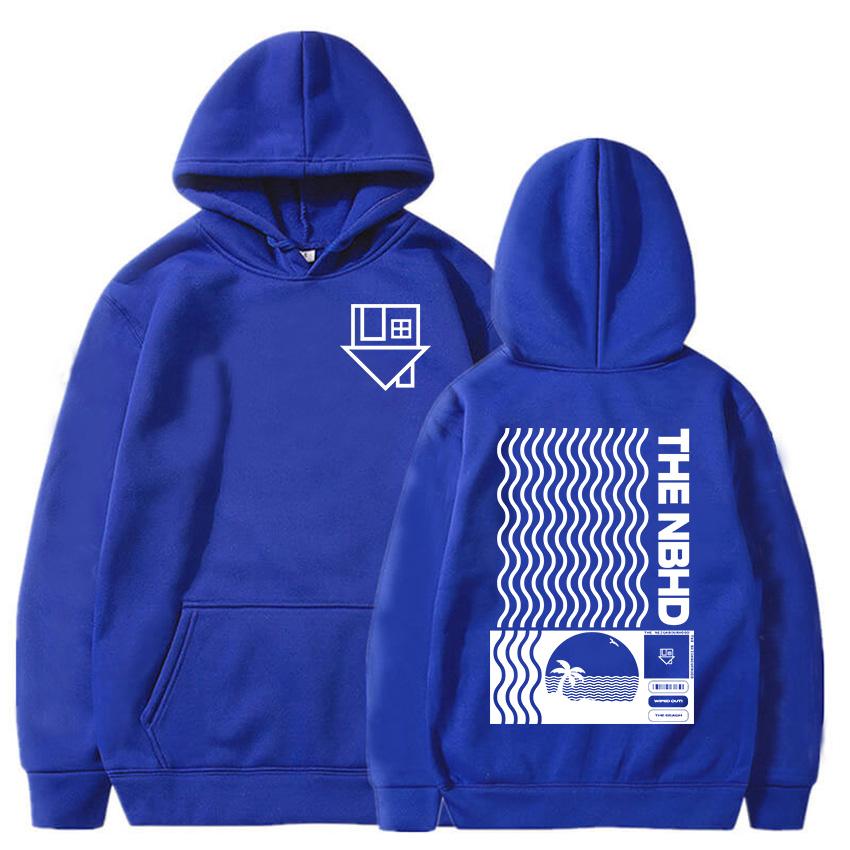 Album Wiped Out Printing Hoodies NBHD The Neighbourhood Band Sweatshirts LongSleeve Hooded Pullovers Women Men Clothes Sudaderas