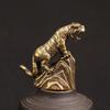 Das Chinesische Tierkreiszeichen Massivmessing Tiger Tier Kleines Ornament Mini Original Tiger Heimdeko Ornament