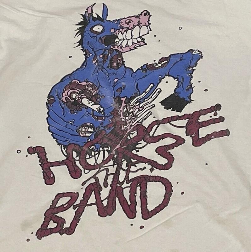 

Vintage Horse The Band Band Tour T-Shirt S-5XL Cotton Short Sleeve Unisex T-Shirt XXXL