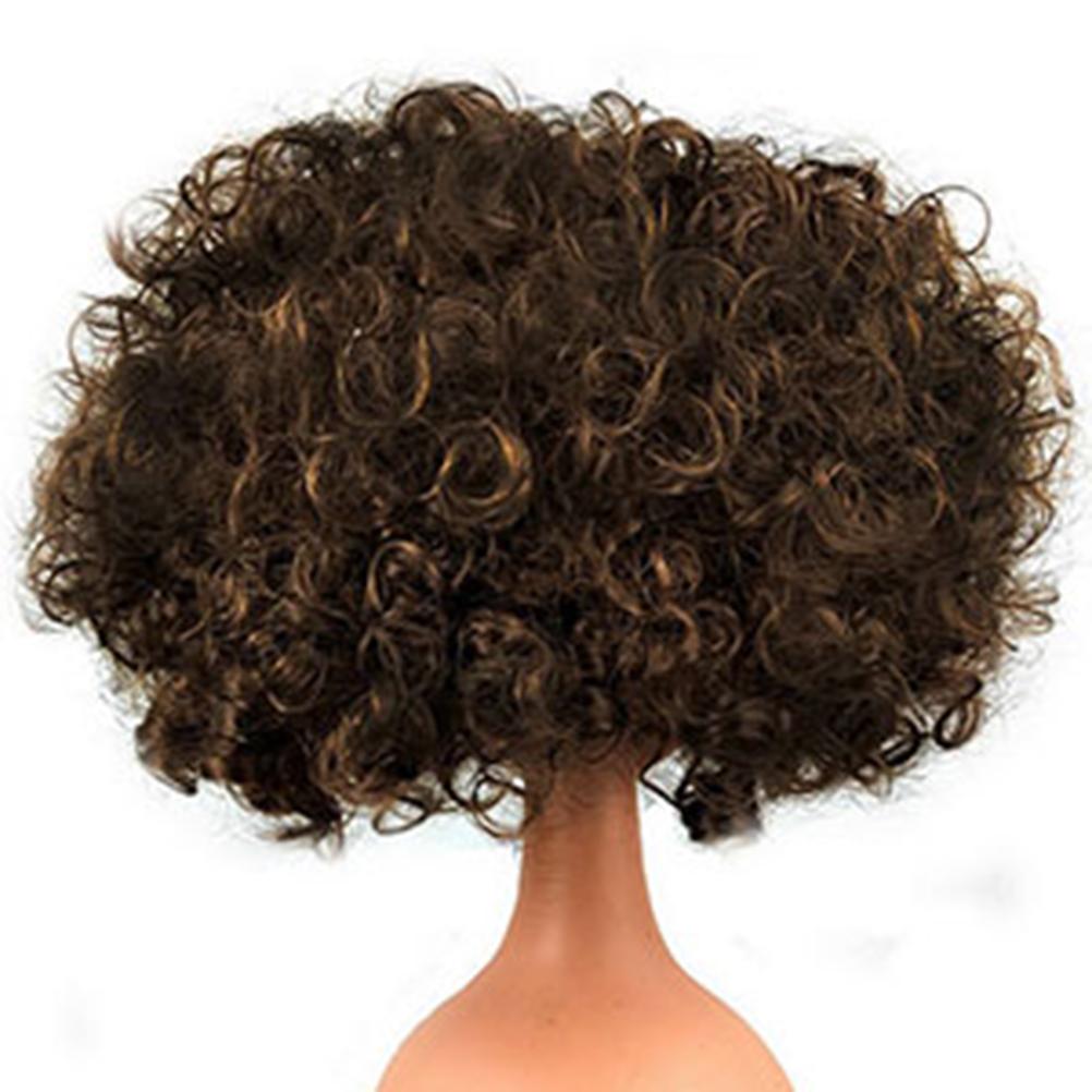 Parrucca Cosplay Film Cartoni Animati per Bambini Costume Vestito Capelli con Montatura Occhiali Mascherata Capelli Corti Ricci Vestire Halloween