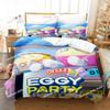 Top Eggy Party Game Eggy Bedding Set Printed Bed Set With Pillowcase Bed Duvet Cover Soft Single Double Queen Super King Size