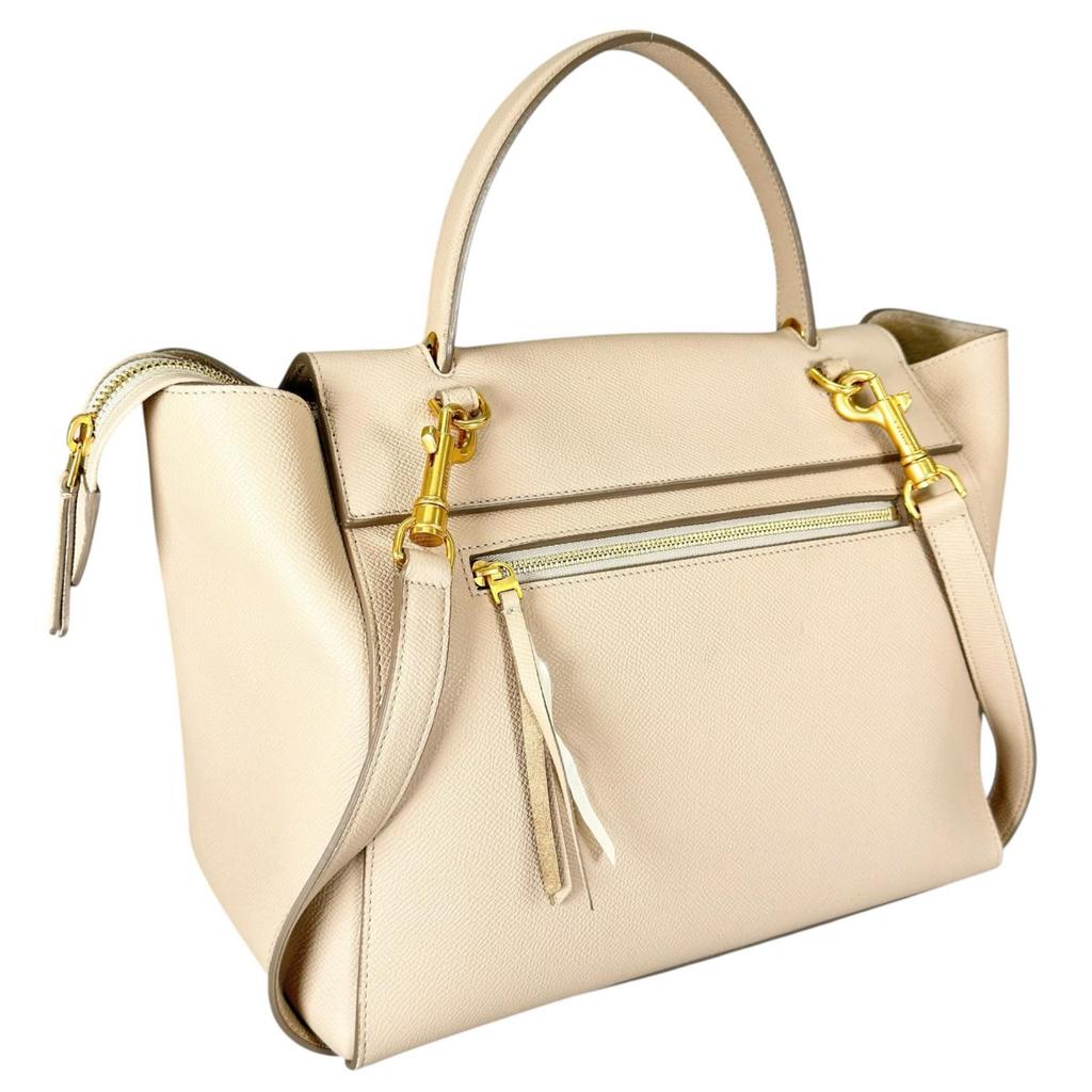 CELINE Small Handbag beige Women Belt bag used