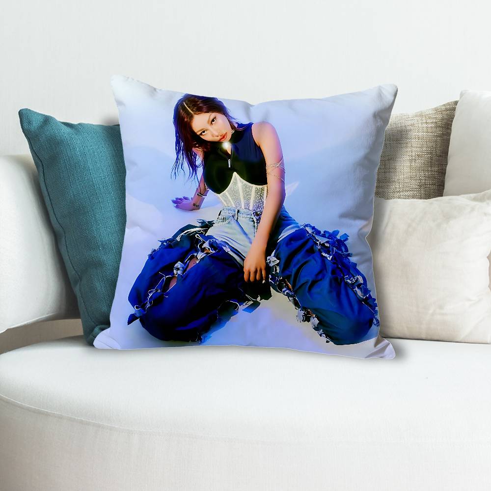 JJessi Singer Anime Celebrity Merchandise AllMatch Printed Pillow Case Sofa Car Office Room Decoration Protector