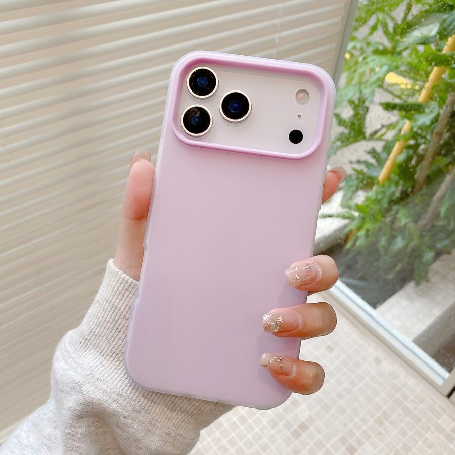 

Шикарный чехол-желе матового конфетного цвета, устойчивый к отпечаткам пальцев и царапинам, мягкий ТПУ чехол для телефона для iPhone 17 16 15 14 13 12 11, защитный чехол iPhone 14 Pro фиолетовый