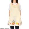 Moomin Colorful Beige Total 84cm Apron, Dots, [ST-IM0056], M-L Size, Bust Approx. 79-94cm, Length Approx.