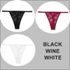FINETOO 3PCS/Set Sexy G-string Panties Women Thongs  Lace Underwear Pantys Low-Waist Femme Underpants Mesh Transparent  Lingerie