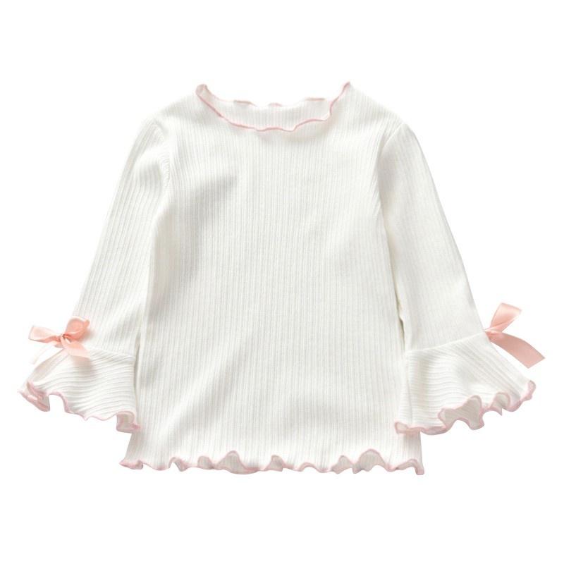 Kleidung Baby Mädchen T-Shirt Herbst Mädchen Kleidung Fliege Kleidung Prinzessin Langarm Top