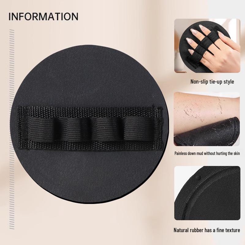 Exfoliating Bath Towel: Painless Back Scrubber for Men & Women, Round Cake Design, Douyin Style