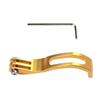 Aluminum Alloy Front Fork Light & Camera Mount for Road/Folding Bikes, Compatible with GoPro