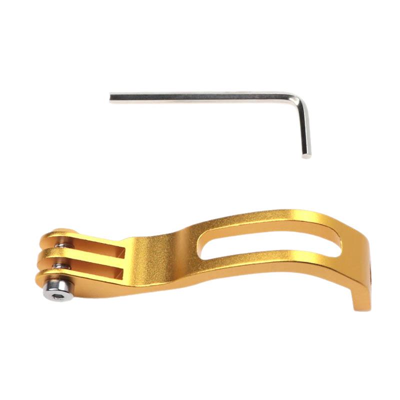Aluminum Alloy Front Fork Light & Camera Mount for Road/Folding Bikes, Compatible with GoPro